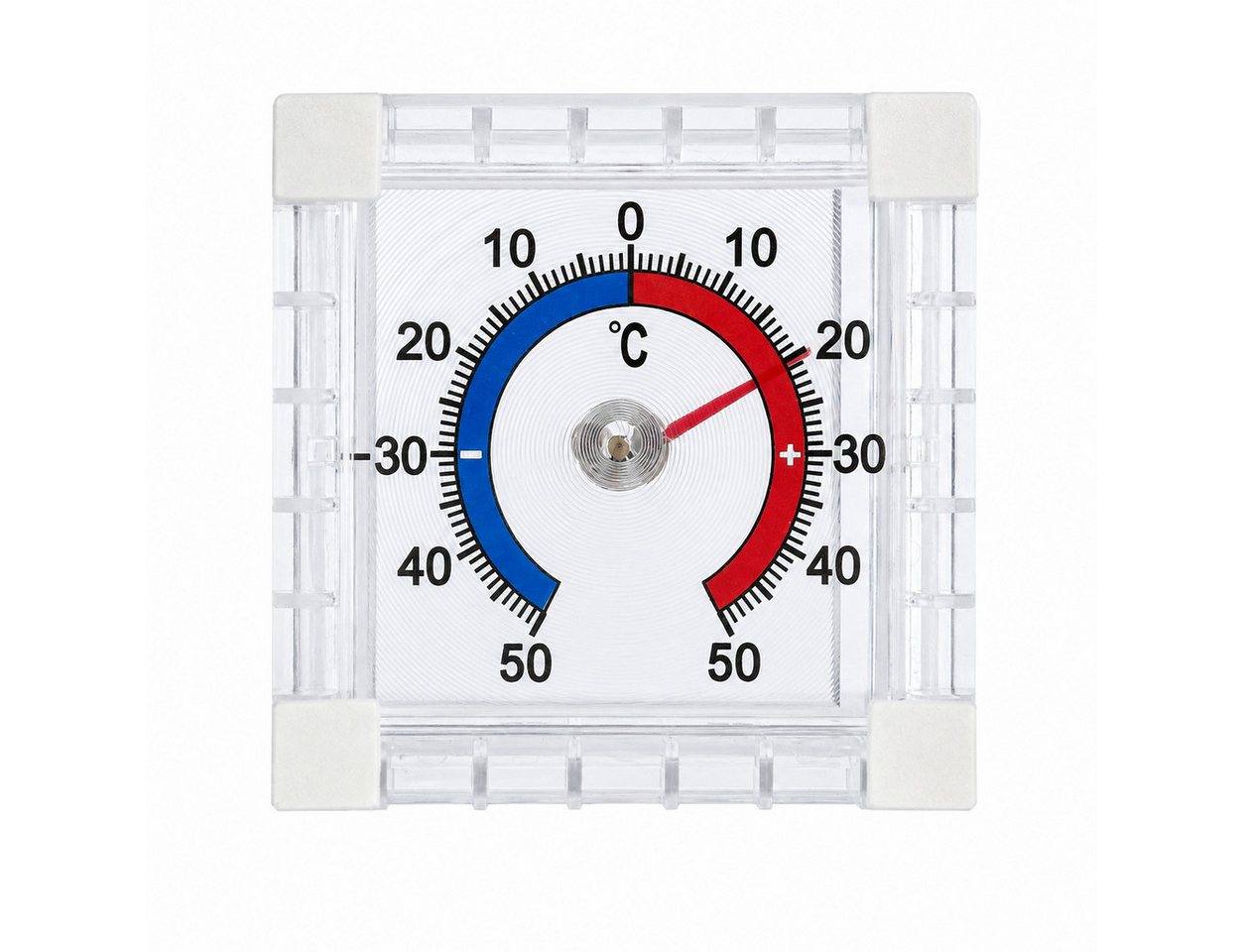 Testrut Gartenthermometer Fensterthermometer Thermometer Fenster Außenthermometer, 1-tlg.