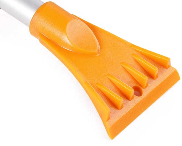 ONDIS24 Eiskratzer Teleskop Schneebesen mit Softgriff Aluminium Stiel Auto ausziehbar 77-107 cm