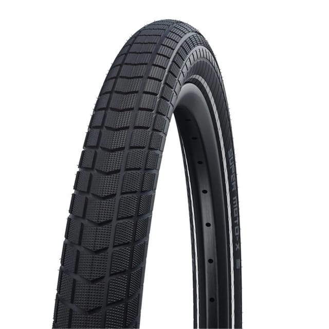 Schwalbe Fahrradreifen 27.5 Zoll Schwalbe Super Moto X 70-584 Reifen 27.5x2.8 E-50, (1-tlg), Pannenschutz