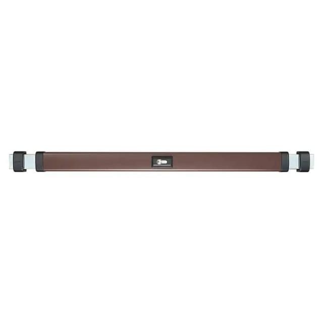 ABUS Panzerriegel PR2600 Panzerriegel, mit Zylinder EC550 30/60, Querriegel, Braun, Für Türbreiten von 735 - 1.030mm, Zweitourig schließend, 3-Schlüssel