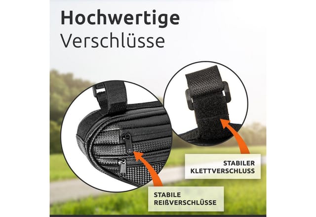 ECENCE Fahrradtasche Rahmentasche Fahrradtasche Dreieck-Tasche Triangle
