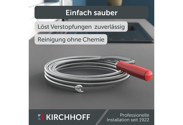 Kirchhoff Rohrreinigungsspirale, L: 500 cm