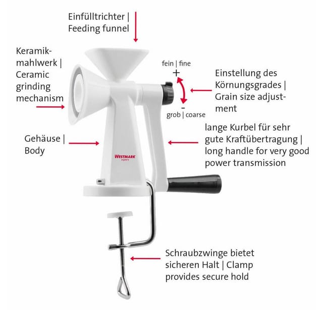 WESTMARK Getreidemühle manuell