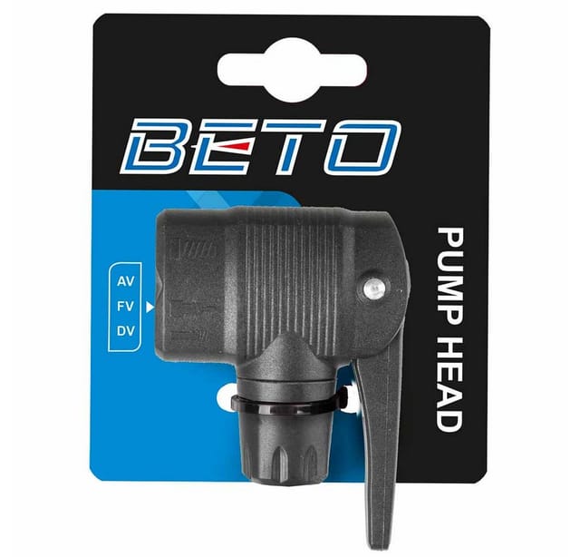 Geli Fahrradpumpe BETO Ersatz-Fahrradpumpenkopf Dual-Head für alle Ventile (1-tlg)
