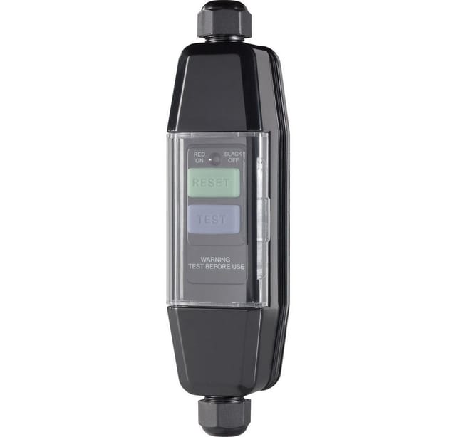 Sygonix Personenschutzstecker Sygonix SY-3530658 Personenschutz-Zwischenschalter 230 V/AC Schwarz