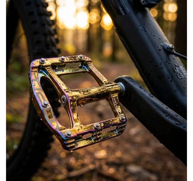 Xpedo Plattformpedale Xpedo Pedal SPRY+ goldslick 9/16 Zoll XMX24AC