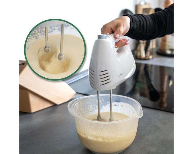 CLATRONIC Handmixer HM 3524, 300 Watt-Motor, 5 Geschwindigkeitsstufen