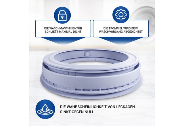 VIOKS Dichtungsring Türmanschette Ersatz für Bosch 00361127 Gummidichtung, für Frontlader Waschmaschine