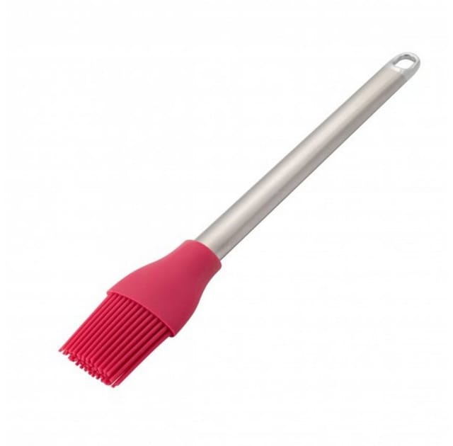 axentia Backpinsel Backpinsel, Silikon, mit Edelstahlgriff 132764