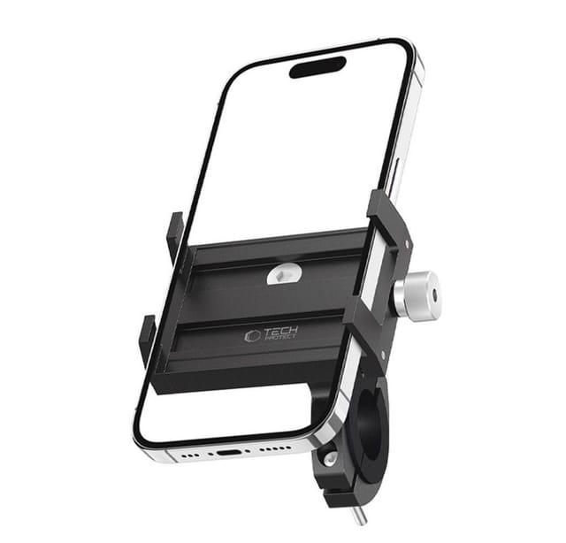 TECH PROTECT Handy-Halterung Tech-Protect V4 Fahrrad Telefonhalter Lenker Schwarz, (1-tlg)