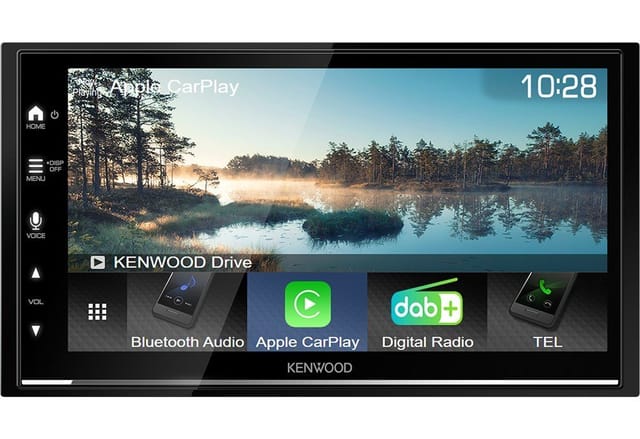 DSX Kenwood Moniceiver DAB BT Apple Car Play Android Auto für VW Polo 6R Autoradio (DAB)