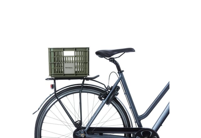 Basil Fahrradkorb Basil Vorderrradkorb Darcy L Rattan schwarz 35x3628 cm