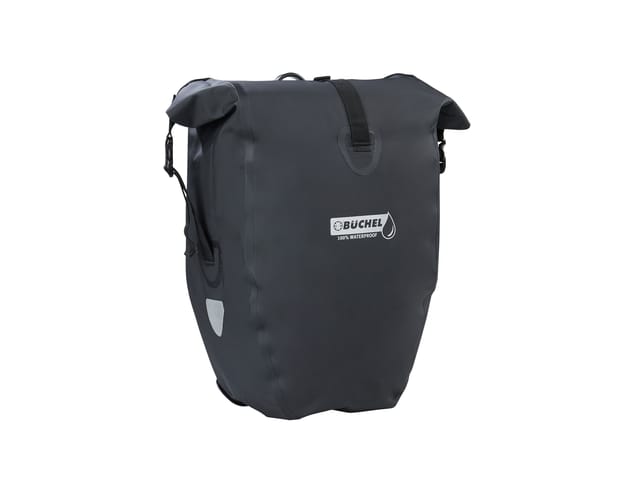 Büchel Fahrrad-Gepäckträgertasche (Schwarz)