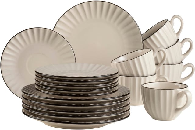 MÄSER Frühstücks-Set »Osita«, 18-teilig, beige