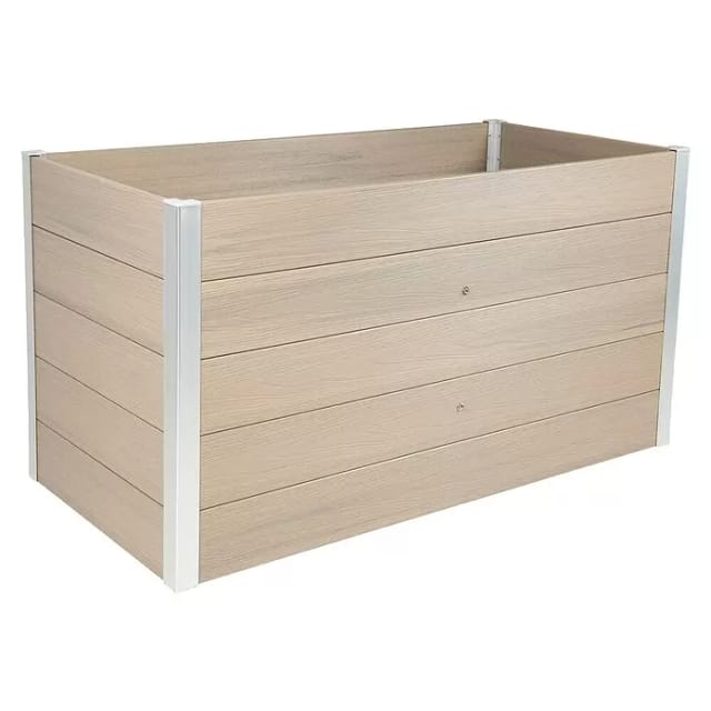 DOBAR WPC Hochbeet (silbergrau, XXL)
