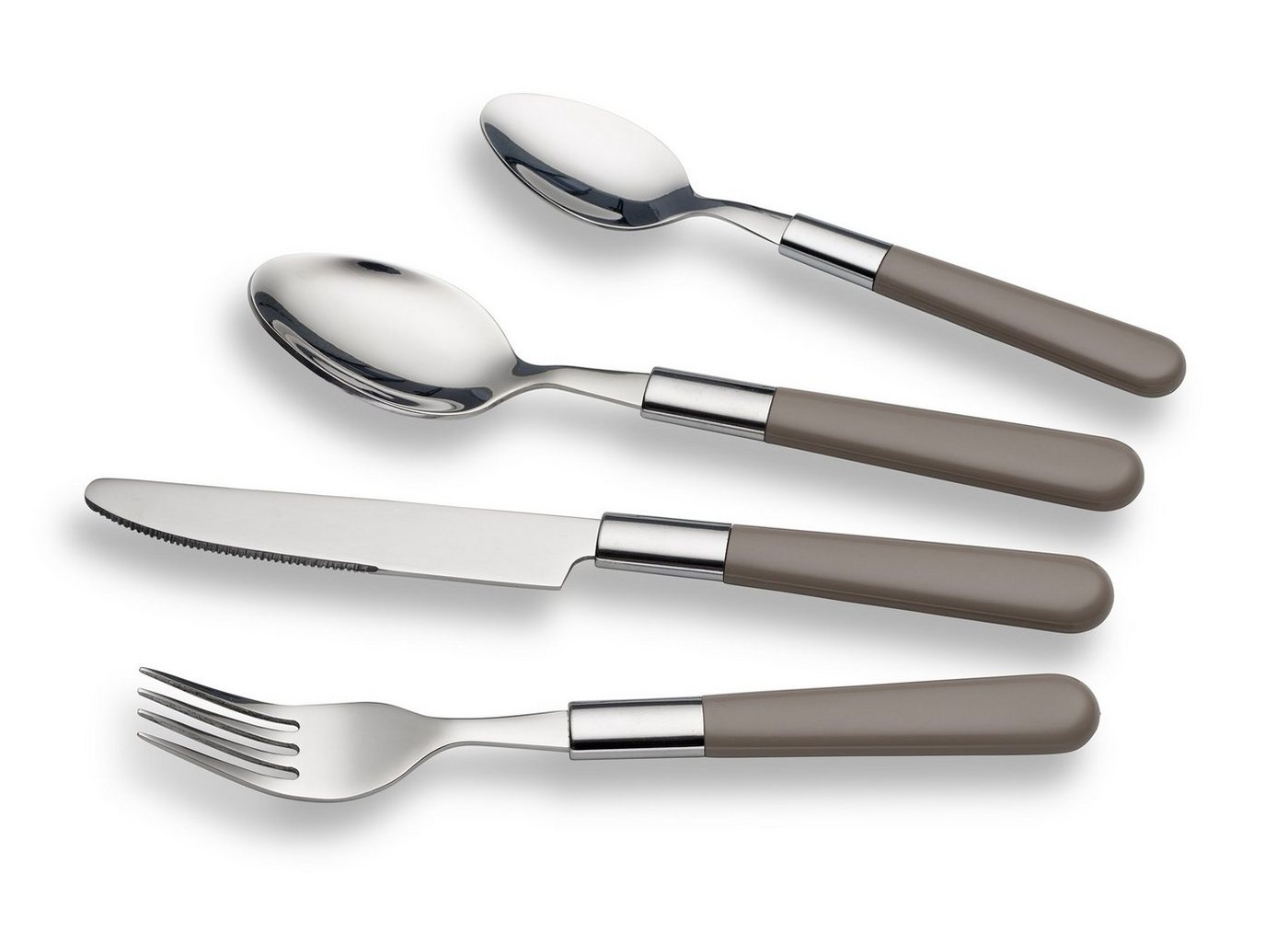 Bistro Besteck-Set 16tlg - grau Bild 2