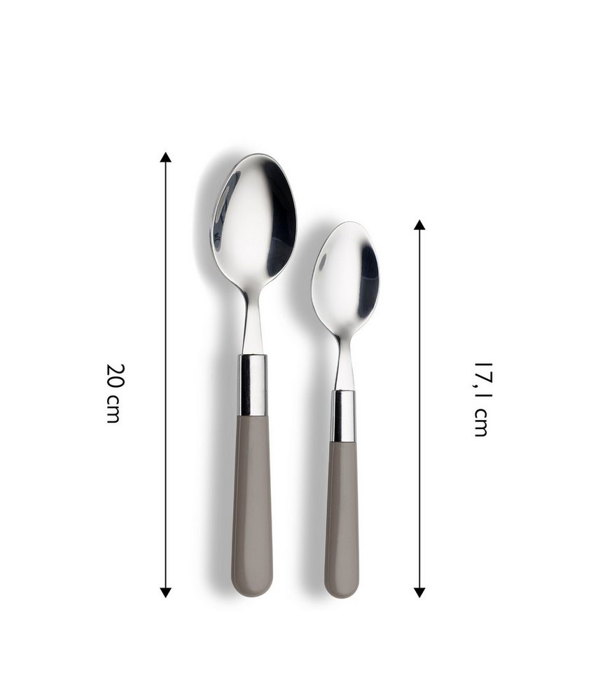 Bistro Besteck-Set 16tlg - grau Bild 3