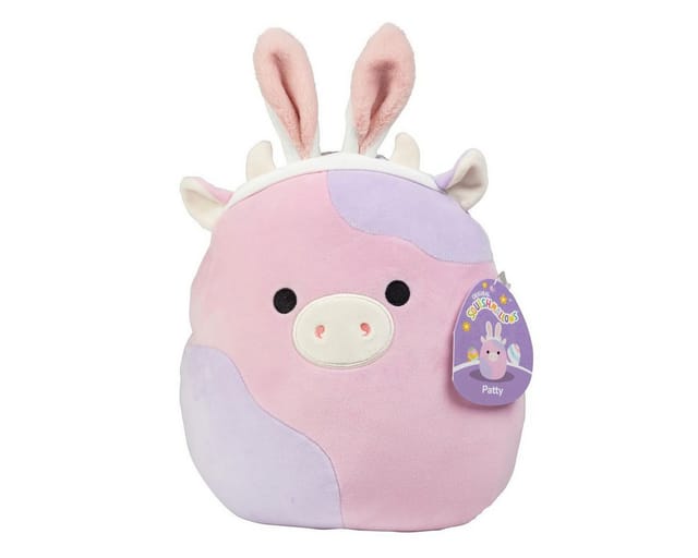 Jazwares SQER01285 - Squishmallows - Patty, die Kuh ca. 40 cm, Plüschfigur