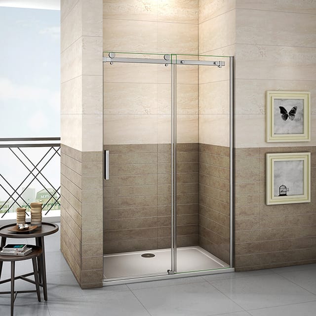 8mm Nano Esg Schiebetür Nischentür 115x195cm Echtglas Duschabtrennung Duschtür Duschkabine Dusche Glastür