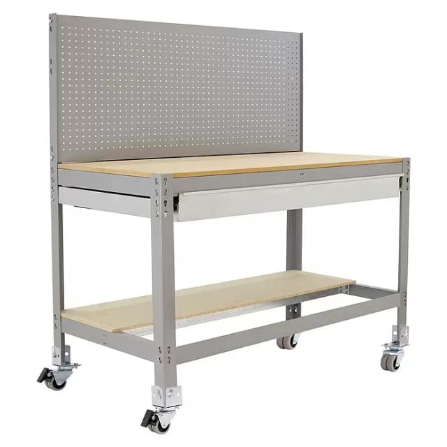 Simonrack Bt2 Box 1200 Grau Holz Werkbank