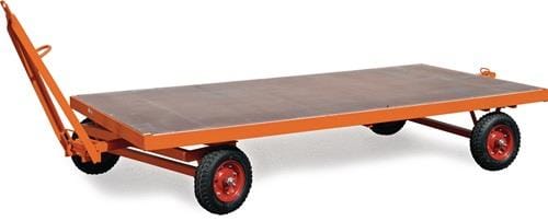 Industrieanhänger L2000xb1000mm Trgf.2000 Kg 1-achs-drehschemel-lenkung Luft