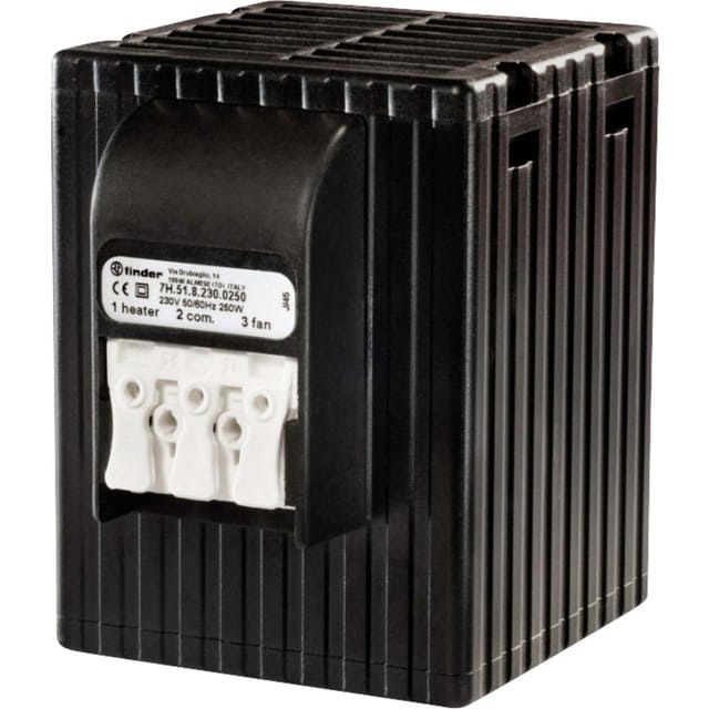 7h.51.8.230.0400 Heizgerät 110 - 230 V 400 W (l X B X H) 93.1 X 88.2 X 98.7 Mm 1 St. - Finder