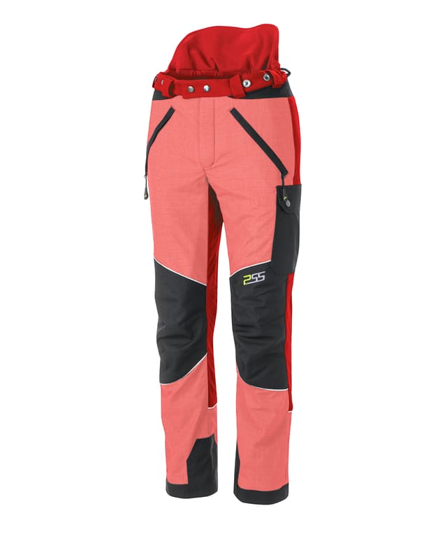Pss - Schnittschutzhose X-treme Vectran Rot/schwarz Gr. 56 - Rot/schwarz