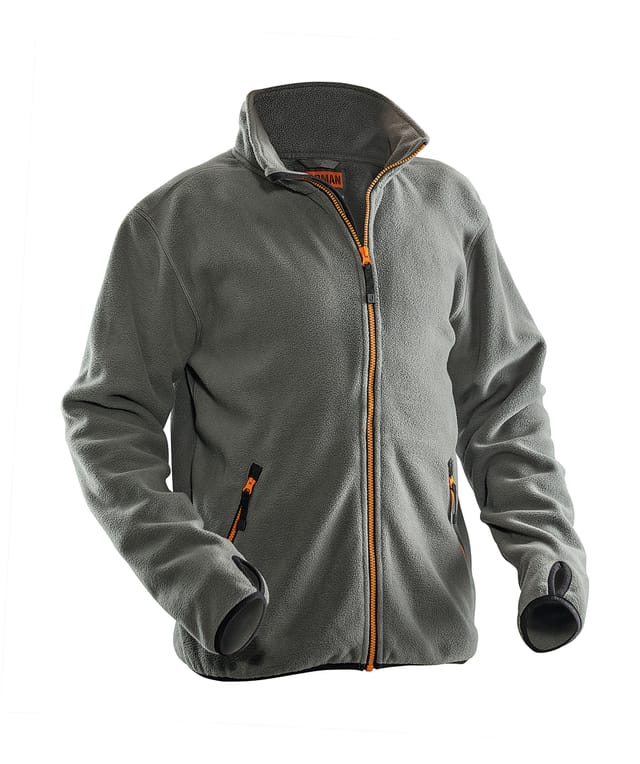 Jobman Fleecejacke 5501 Grau Gr. 4xl
