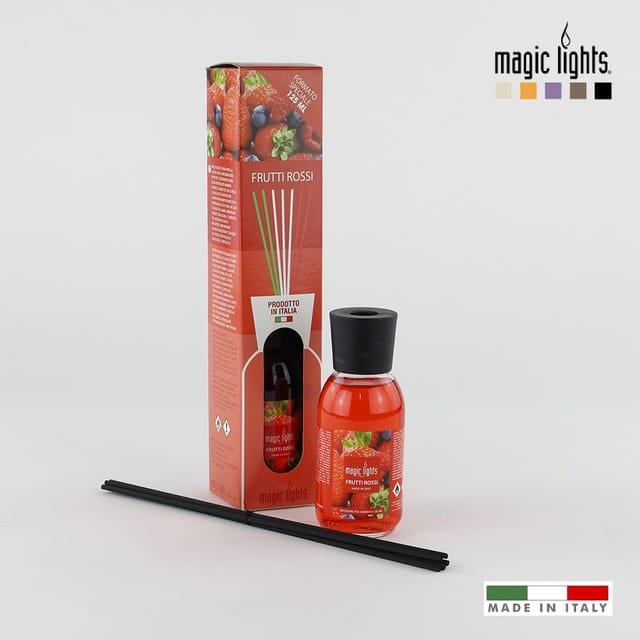 E3/83916 Difusor Aroma Mikado Frutos Rojos 125ml. Magic Lights