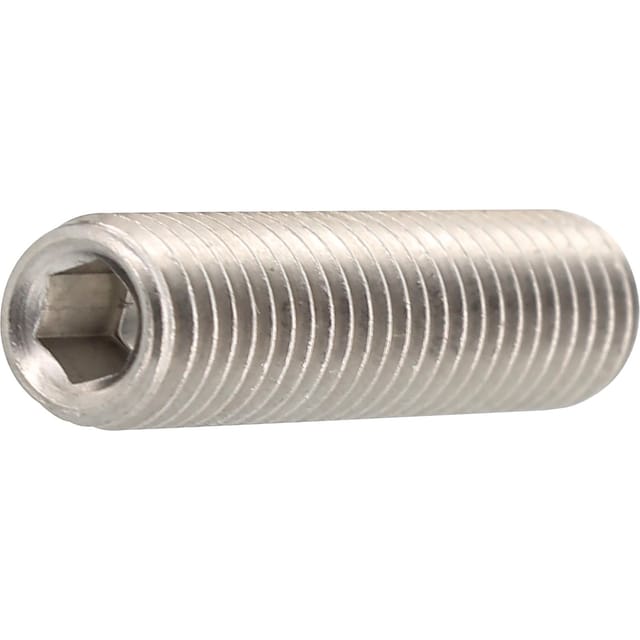 Iso4029/din916 21h M 6x 10 Edelstahl A2 Gewindestift Mit Ringschneide Und Isk