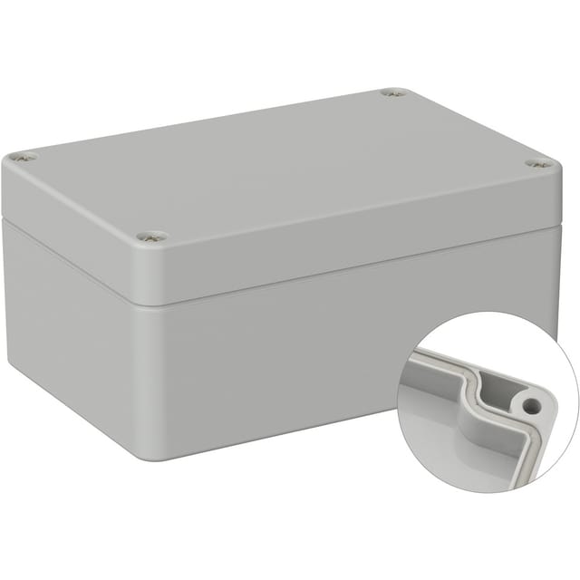 Tru Components - Tc-9065452 Outdoor-gehäuse 120 X 80 X 55 Polycarbonat Lichtgrau (ral 7035) 1 St.