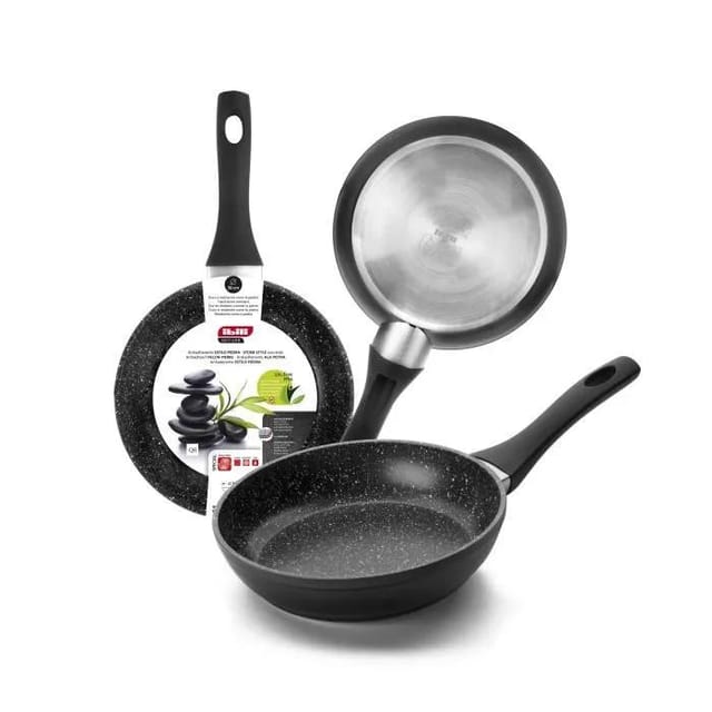 Ibili Natura Bratpfanne 30 Cm Silber Antihaftbeschichtung