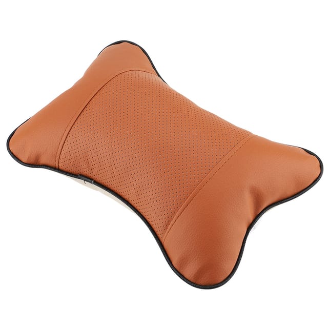 Nackenstützkissen Für Autositze, Ergonomische Und Atmungsaktive Kopfstütze (braun)