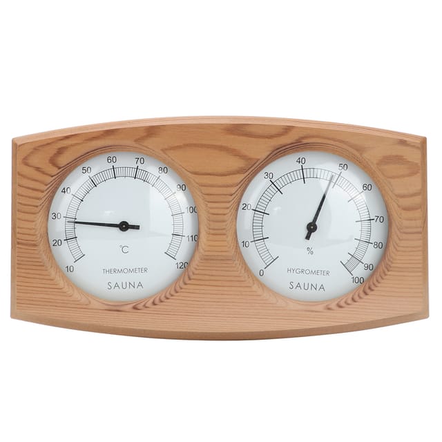 2-in-1 Thermometer-hygrometer Für Sauna Und Dampfbad – Badezimmeraccessoire