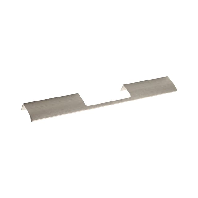 Furnipart - Griffleiste Edege Urban La 2x64mm - Griff Profilleiste Für Schubladen - Breite 350mm, Aluminium Edelstahl Effekt