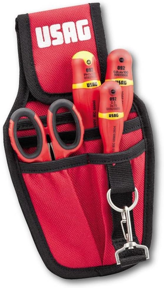 U00070036 Tasche Mit Sortiment Für Elektriker 4-teilig - Usag