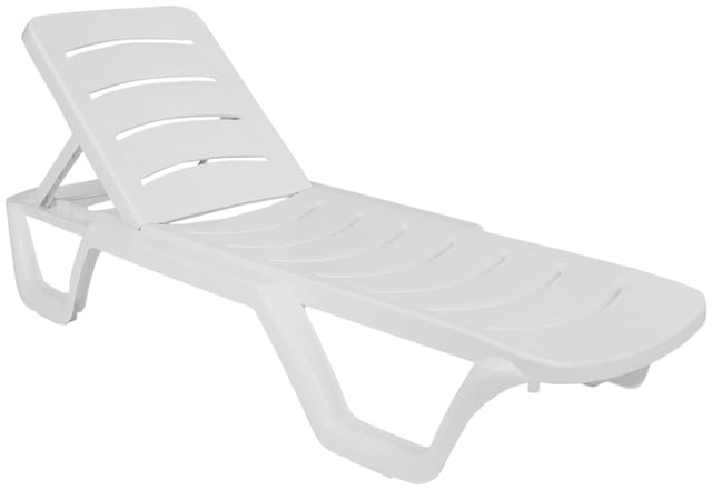 Clp - 4er Set Sonnenliege Bahama Weiß