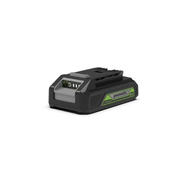 Greenworks Batterie G24b2 Grün Und Schwarz 24 Volt 2,0 Ah