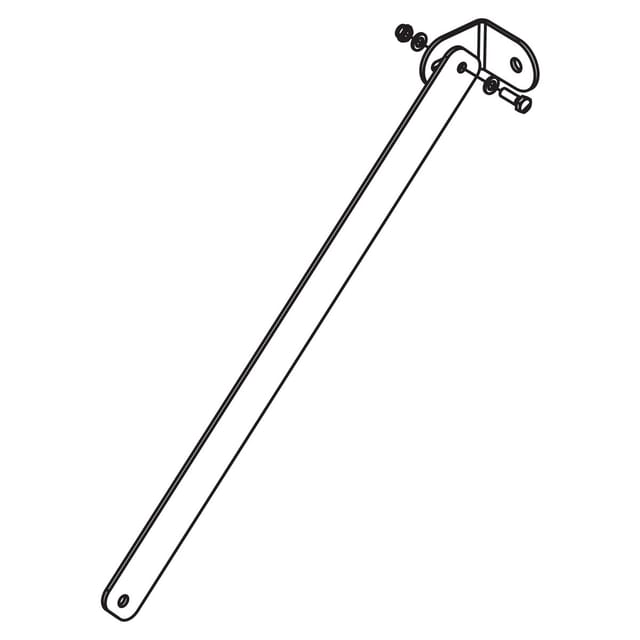 Zuganker-set Für Leiterntyp 9670 Und 9650 Aus Verzinktem Stahl, 60x20mm Holmmaß