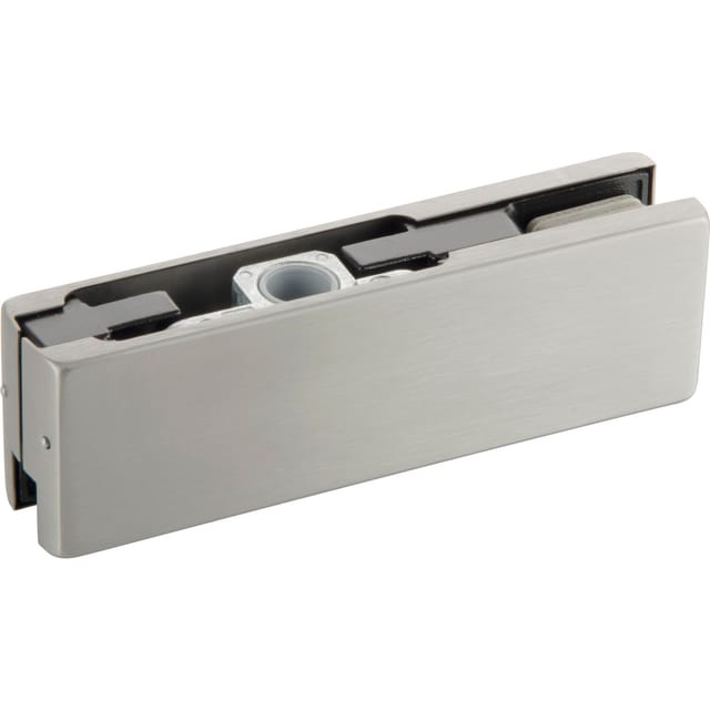 Dormakaba - Oberer Eckbeschlag Dorma Pt 20 Mit Kunststoffbuchse, Alu Silber Eloxiert (03.110) Glastürbeschlag - Zubehör