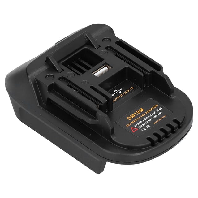 Dm18m Akkuadapter Für Milwaukee M18 20v, Kompatibel Mit Dcb200, Dcb203, Dcb205, Dcb206, Bl1830 Und Bl1840
