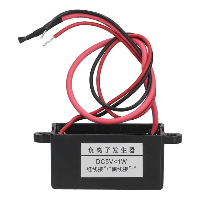 Mini-luftreiniger Mit Negativionengenerator, Schwarz, Für Wasserspender, 5v Dc