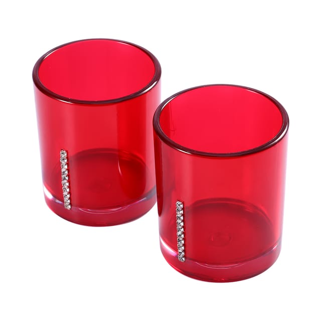 Set Mit 5 Acryl-badezimmeraccessoires: Seifenschale, Zahnbürstenhalter Und Behälter