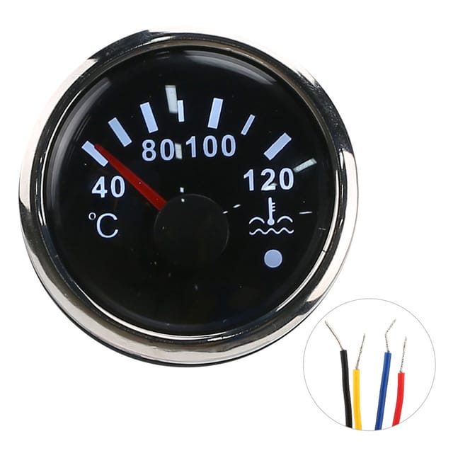 Intelligentes Wassertemperaturmessgerät Mit Alarm - Eu 12v/24v Sensor, Ip67 Wasserdicht (40-120℃)