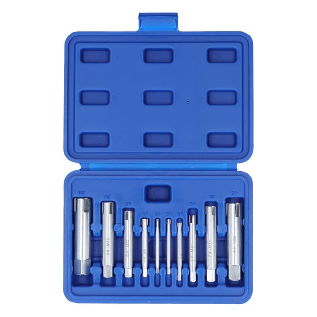Schraubenausdreher-set – 10-teilig Aus Hochgeschwindigkeitsstahl Mit Aufbewahrungsbox