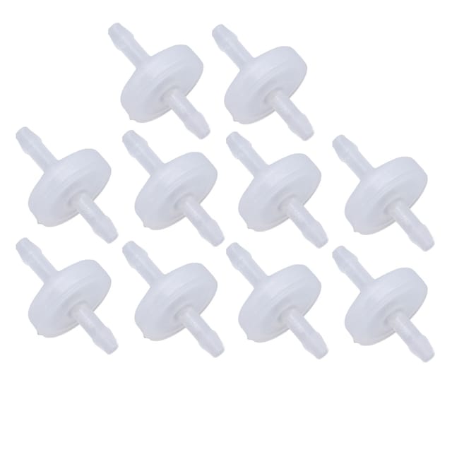 Einweg-absperrventil Mit Ozonbeständiger Pp-membran (10 Stück, 3 Mm Durchscheinend)