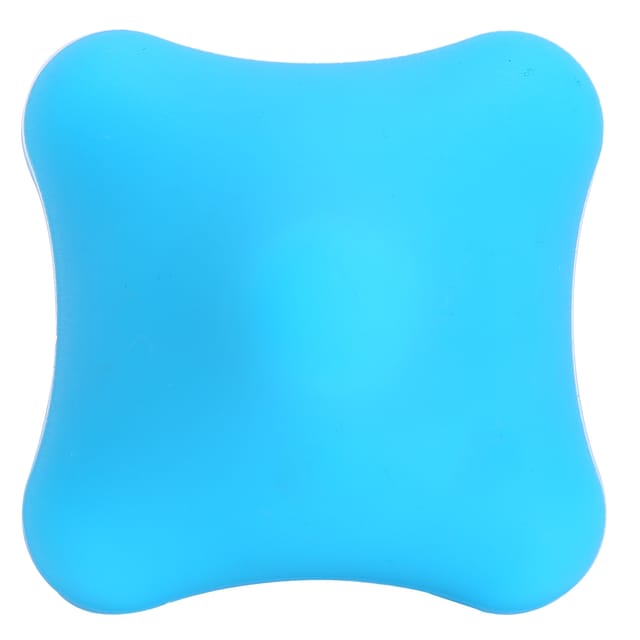 Silikon-massageball Für Hand Und Nacken, Muskeltraining Und Schmerzlinderung, Blauer Faszienball