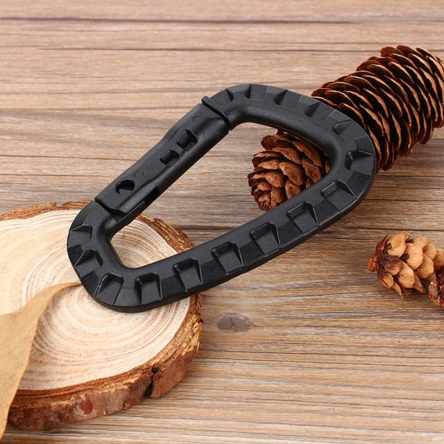 D-förmiger Bergkarabiner Für Camping Und Klettern, Robuster Miniaturhaken Zur Schnellen Befestigung
