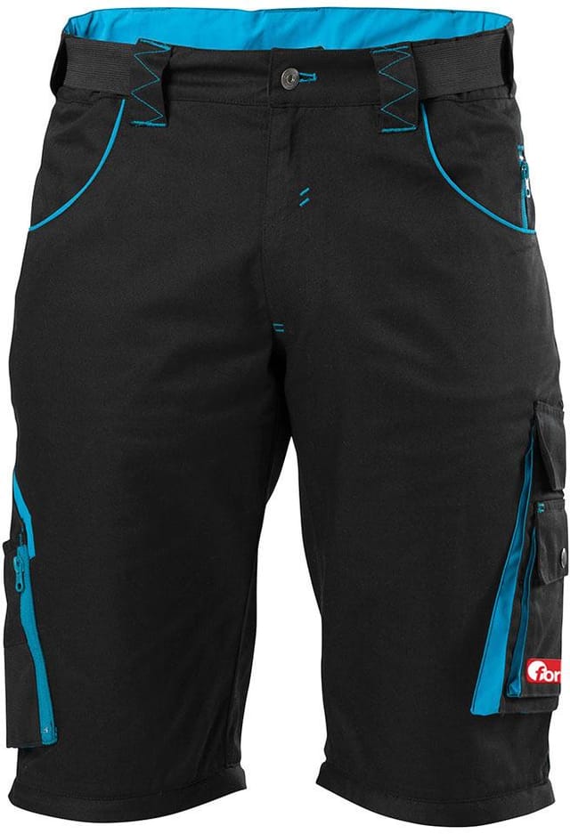Fortis Bermuda Herren 24 Gr. 58 Schwarz/türkis