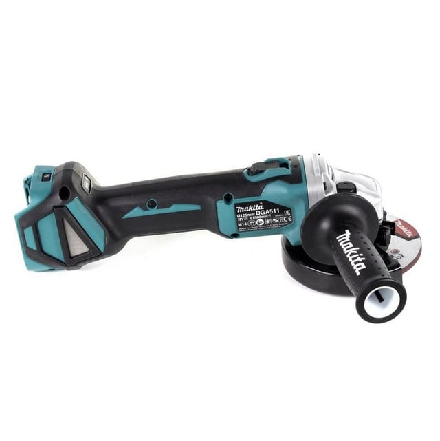 Dga 511 Zj Akku Winkelschleifer 18v 125mm Brushless Solo + Makpac - Ohne Akku, Ohne Ladegerät - Makita